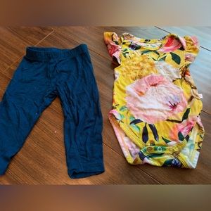 Posh Peanut onesie and leggings